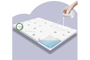 Home4me Pack and Play Mattresses 38" x 26" x 2'', Pack n Play Mattress Pad, Dual Sided Playpen Mattress for Babies and Toddle