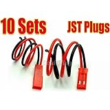 10 pairs JST Plug Connector RC Lipo Battery Male/Female