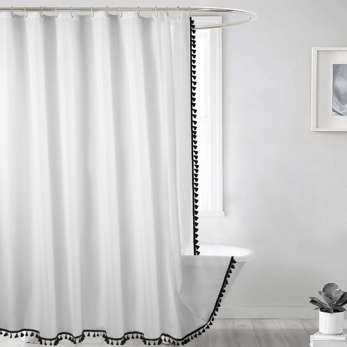 Shower Curtains Hooks Liners Suminla Home Bathroom Floral