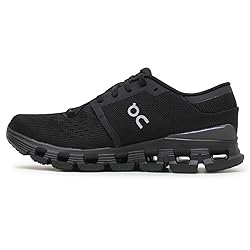 On Women's Cloud X 4 Sneaker, Black/Eclipse, 8