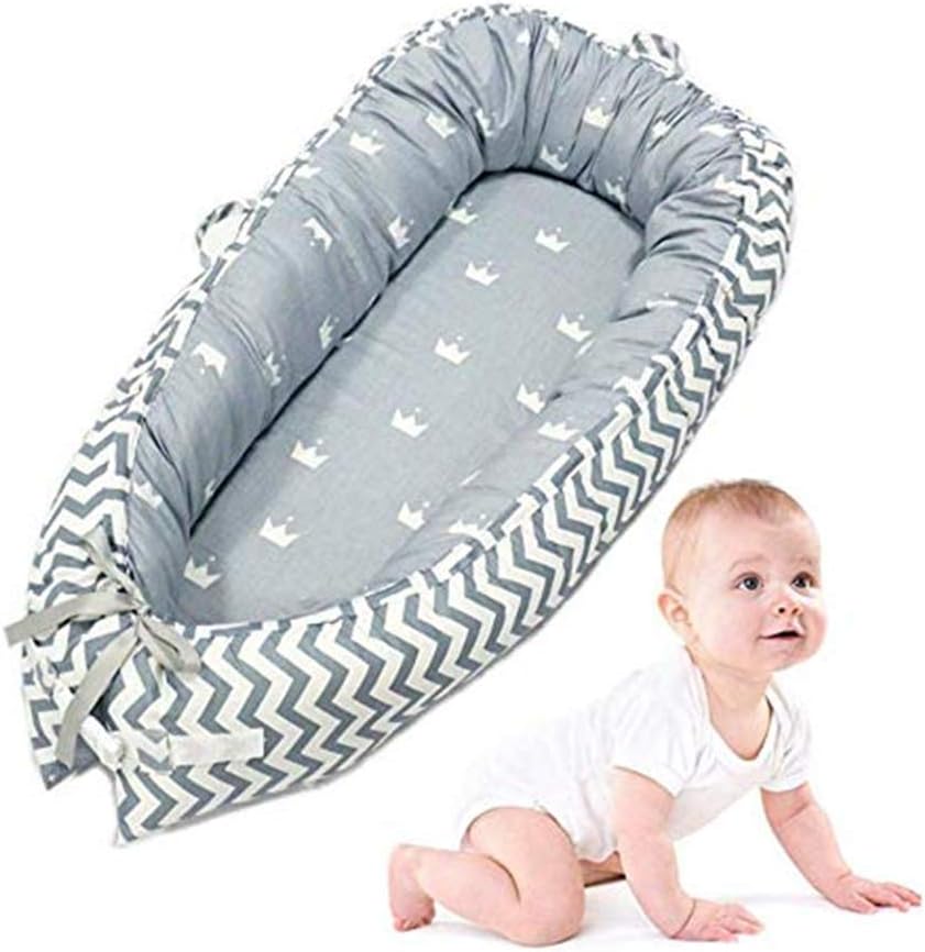 YSYDE Baby Lounger, Portable Super Soft and Breathable Newborn Infant Bassinet, Comfortable and Safe Newborn Cocoon Snuggle Bed for Infants Toddlers 0-24 Month