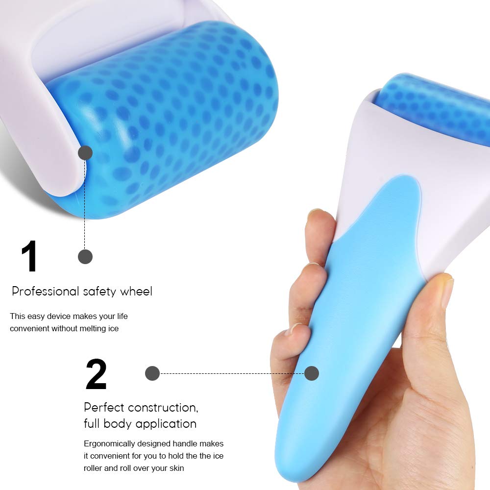 Ice Roller, Teenitor Face Massager For Face & Eye Puffiness TMJ Migraine Pain Relief Therapy Cold Freezer Tighten Skin Care Products: Beauty