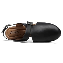 Altxic Women's Comfy Low Block Chunky Heels Sandals