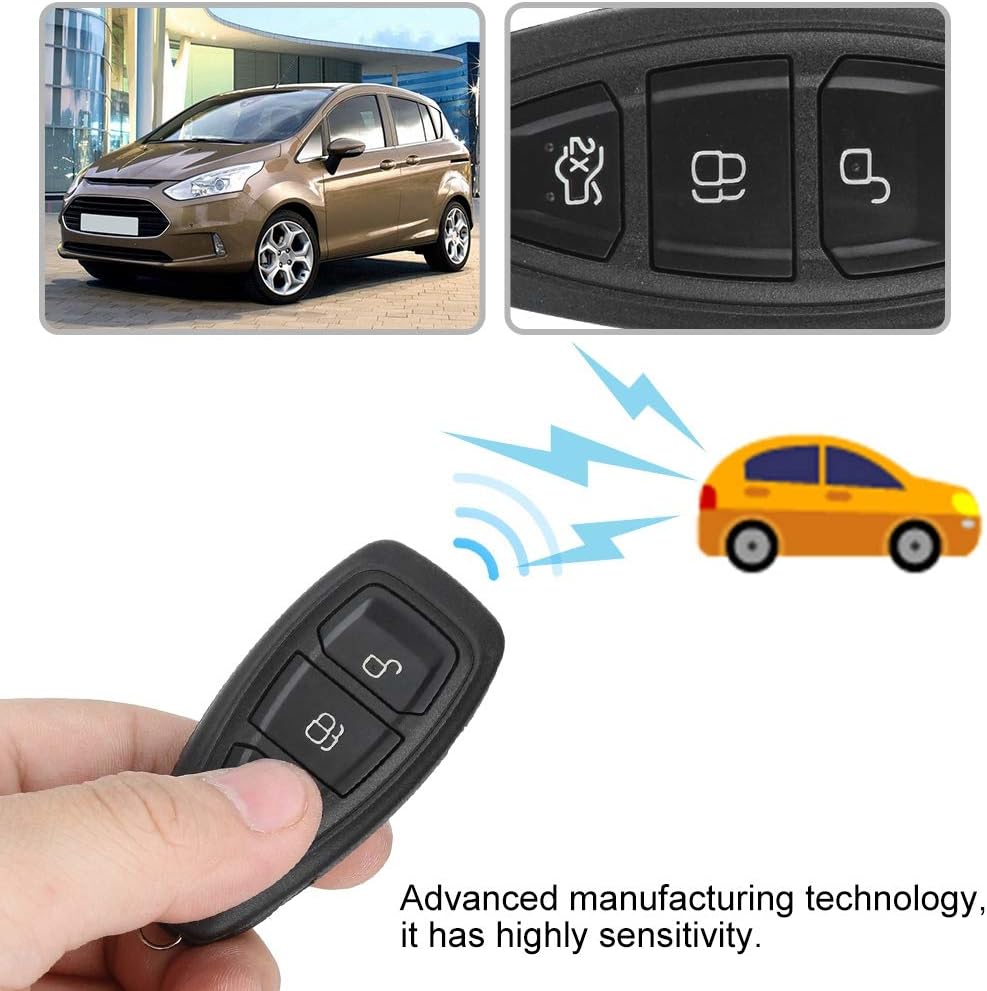 KIMISS 3 Buttons 433Mhz Car Entry Remote Control Key for B-Max C-Max Focus Grand Mondeo KR55WK48801//cmax Grand fob - Image 3