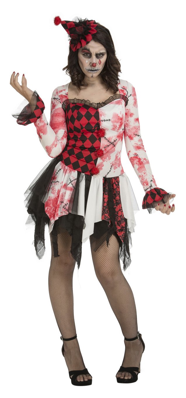 My Other Me Costume – Diabolical payasa for Women (viving Costumes) S