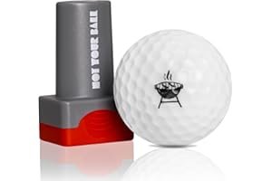 QUBI Golf Ball Stamp, Golf Ball Stamper, Reusable Self-Inking Golf Ball Stamp Marker to Identify Golf Balls, Golf Gift Golf Accessories for Men and Women Golfers