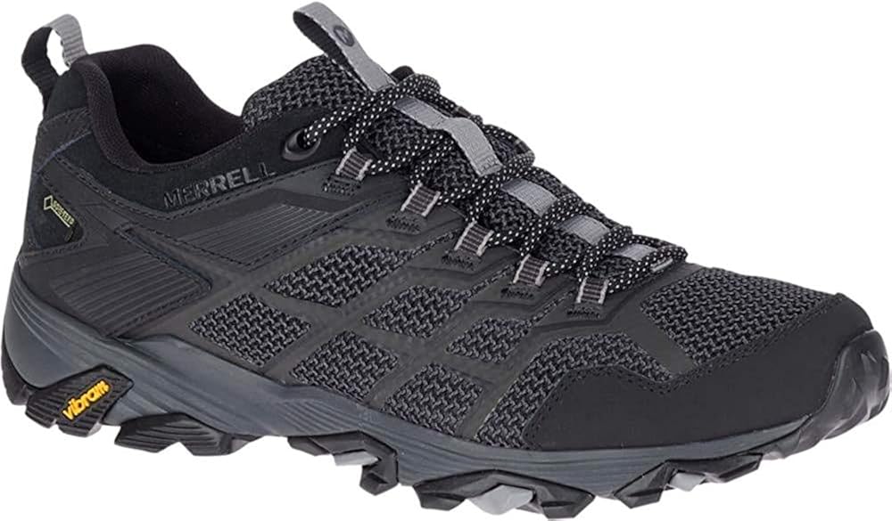 Amazon.com | Merrell Moab FST 2 Low Gore TEX Men's Black Hiking Shoes ...