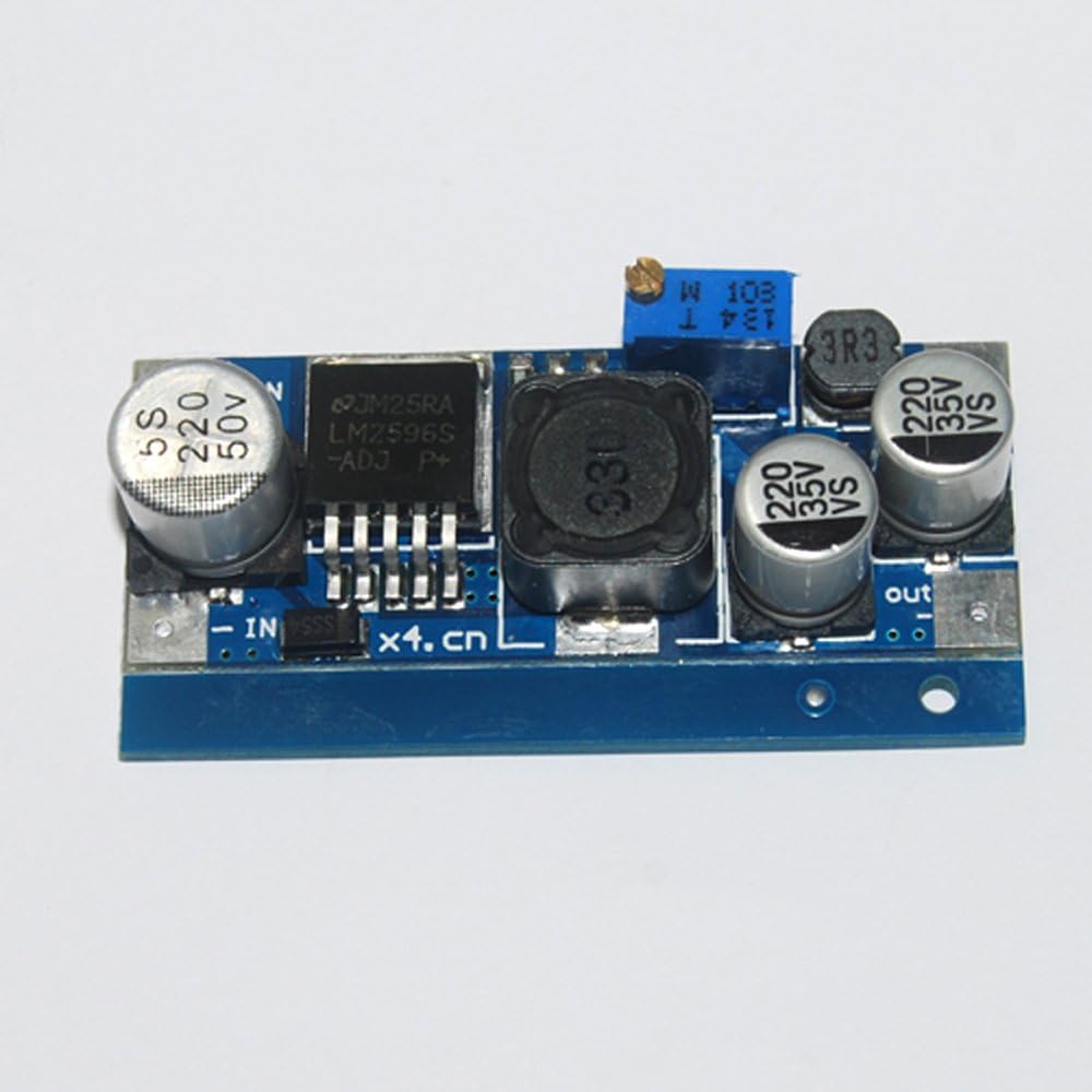 LM2596 Low Ripple DC Converter Step Down Power Supply In 4-40V Out 1.5-35V Low Ripple DCDC Step Down Adjustable Converter, DC-DC Converter Buck Voltage LM2596 Low Ripple Step Down Module Power Supply