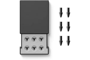 GROUP VERTICAL [2024] Original Remarkable Paper Pro Pen Replacement Tips - Set of 6 Durable Carbon-Filled Nibs for Precise Writing and Sketching