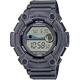 Casio WS1300H Series | Digital Watch | 100 Meter Water Resistance | LED Backlight | 1/100 SEC Stopwatch | Tide Graph | Coundtown Timer | LED Light | Multi Function Alarms | 10 Year Battery