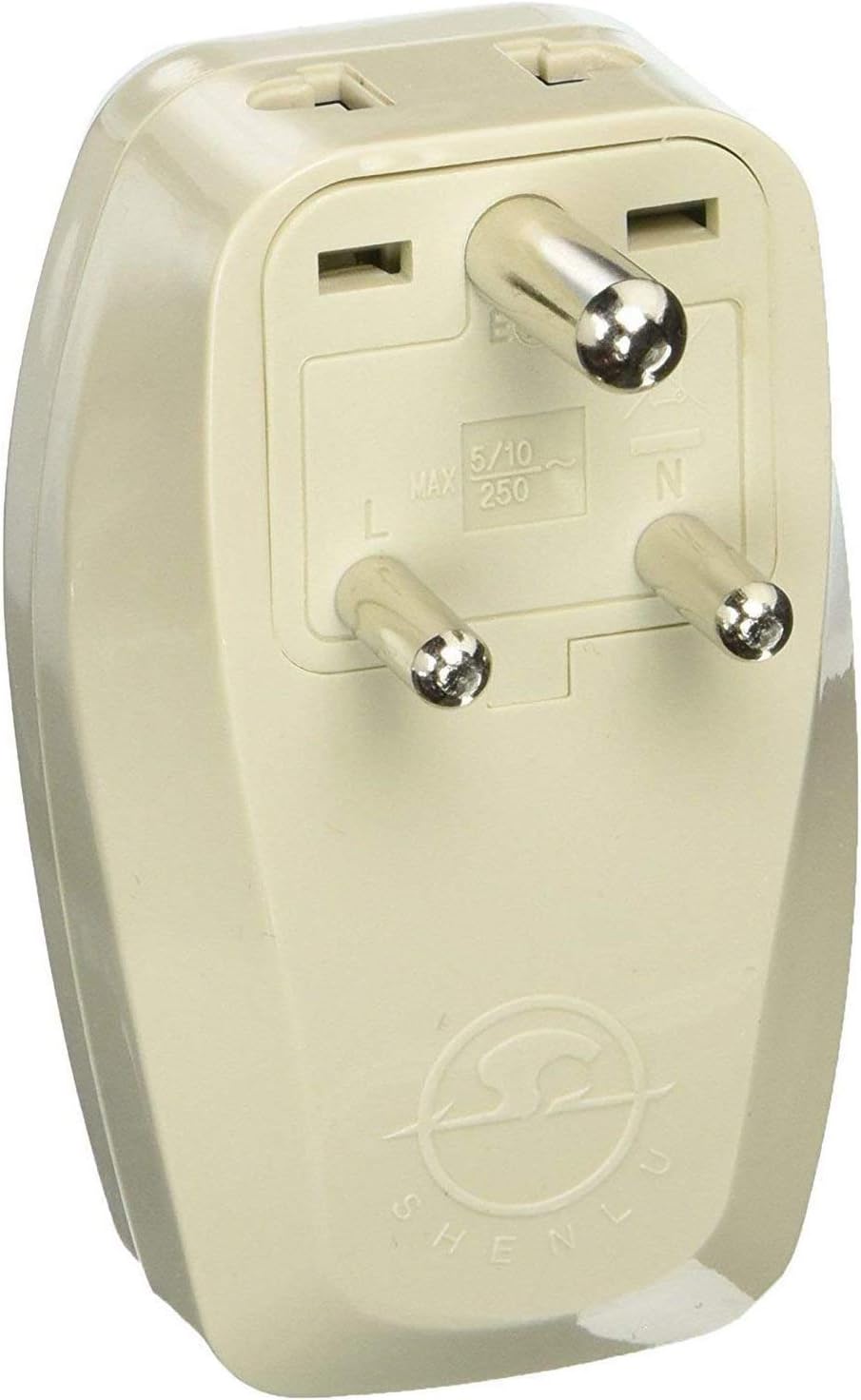 REGVOLT 3 in 1 Grounded Universal Type D Travel Plug Adapter for India Africa - CE Certified - RoHS Compliant (With USB and Surge Protection)