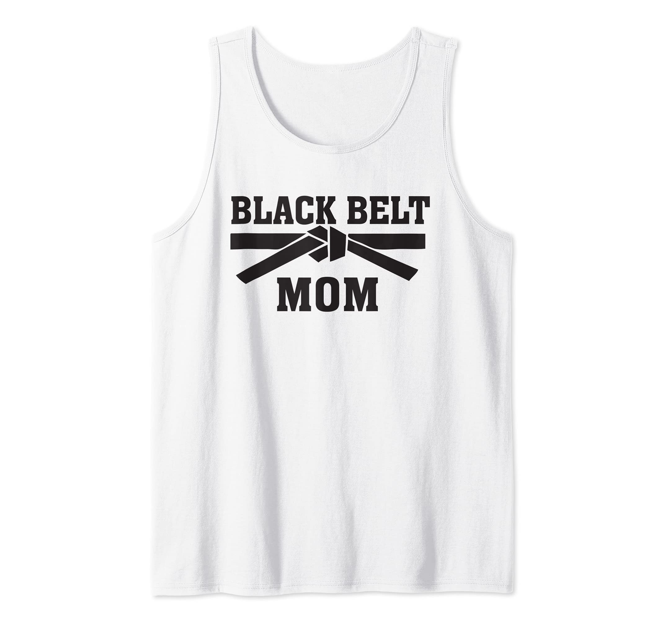 Black Belt Mom TKD Taekwondo Karate MMA Martial Arts Tank Top