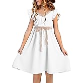 blibean Tween Girls Elegant Dresses Kids Semi Formal Dress Size 6-15 Years