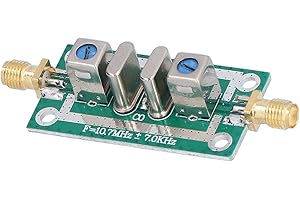 SHANRYA Quartz Crystal RF Bandpass Filter, Crystal RF Bandpass Filter Small Durable for Special Instruments