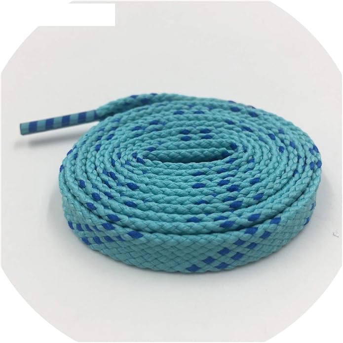 1 Pair 1cm Width Kids Adult Blue Turquoise Athletic Sport