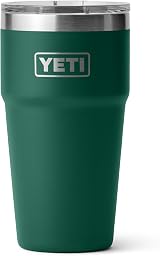 YETI Rambler 20 oz Stackable Cup with MagSlider Lid Black Forest Green view 2