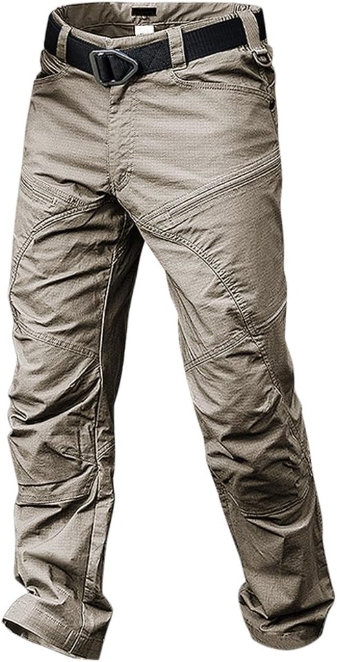 Katesid Mens Multi-Pockets Outdoor Sport Military Pants with Zipper