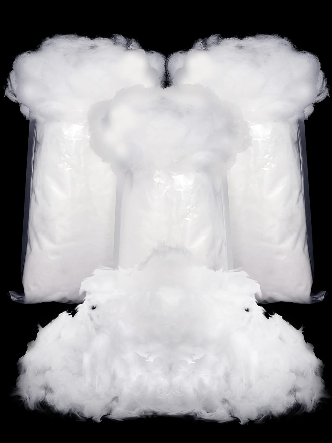 Artificial Snow - Riakrum Christmas Fake Snow Indoor Artificial Snow Fluffy Snow Blanket for Christmas Fake Snow Decor, Tree, Table, Village Display