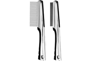 Resco Premium Rotating Pin and Flea Comb Set