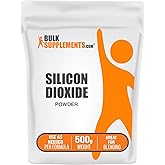 BulkSupplements.com Silicon Dioxide Powder - Silicon Dioxide Food Grade - Additive & Anti-Caking Agent for Capsules, Emulsifier, 500g (1.1 lbs) (Pack of 1)