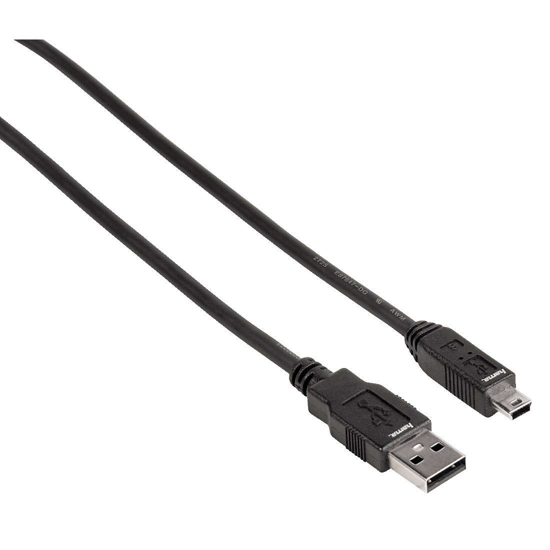 Hama | USB 2.0 Cable USB-A Plug - mini USB-B Plug (B 5Pin), 1.8 m 00074201