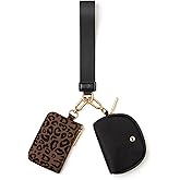 Mum's Memory Mini Zip Around Wristlet Wallets for Women -KeyChain Wallet with Detachable Dual Pouch Wristlet -Key Chain Coin Purse Small Wallets