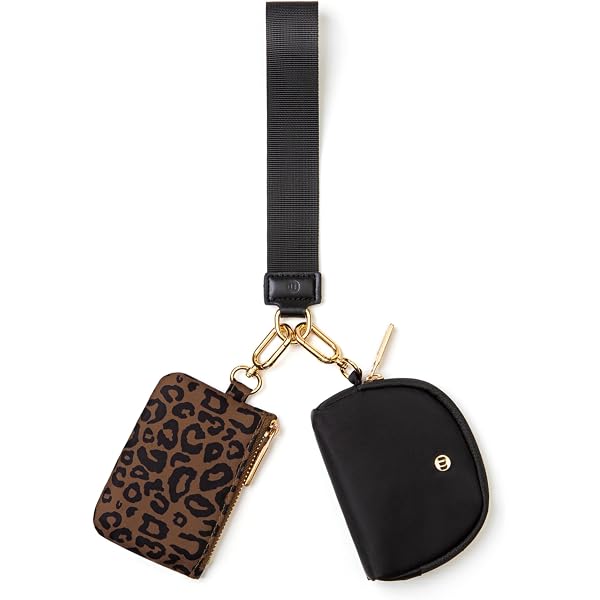 Amazon.com: Keychain Wallet Mini Zip Around Wristlet Wallets for
