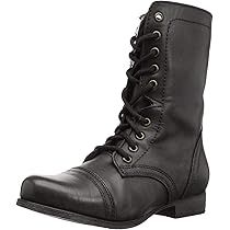 steve madden black troopa boots