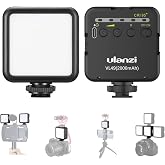 Ulanzi VL49 On-Camera LED Video Fill Light, 5500K 2000mAh Rechargeable | CRI95+, 3 Cold Shoe Light, Dimmable Brightness, Portable Mini Photography Lighting, for Vlog TikTok YouTube Live Streaming