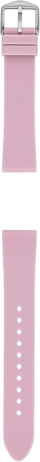 Fossil Women's 18mm Silicone Interchangeable Watch Band Strap, Color: Lavender (Model: S181415): Watches