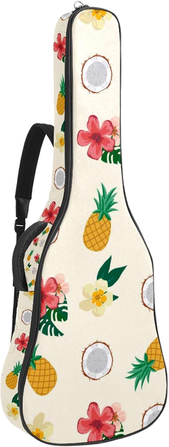 Tasche für Akustikgitarre mit mehreren Fächern, dicke Polsterung