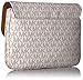 Michael Kors Women's Fulton Flap Gusset Crossbody, Vanilla