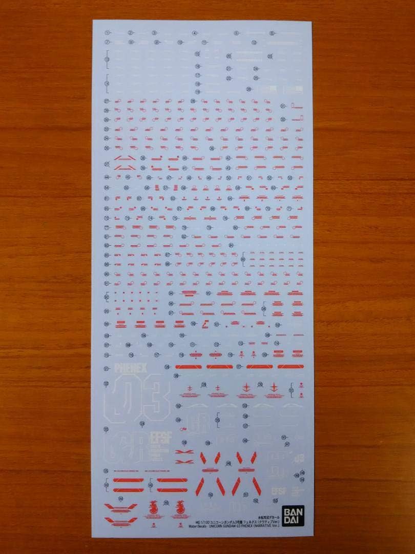 Amazon Co Jp Mg フェネクス ナラティブver 用 デカール ホビー 通販