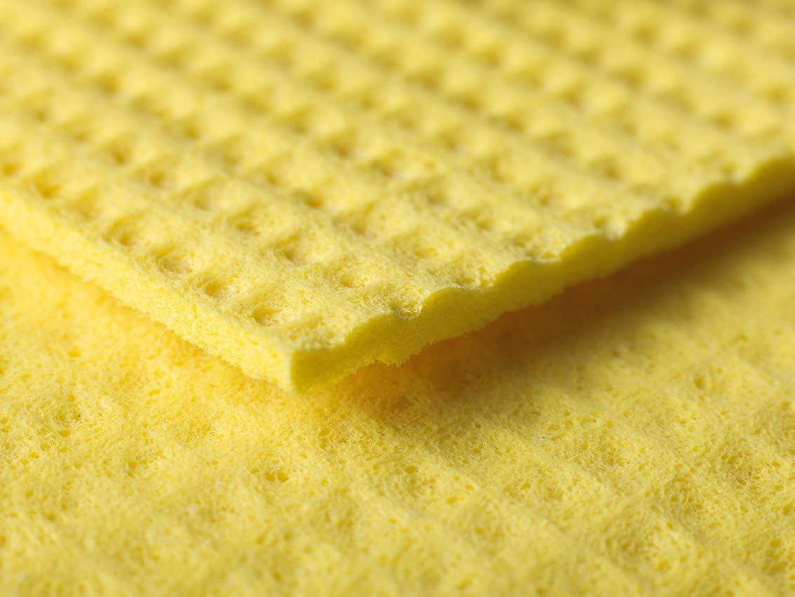 Spontex Sponge Cloth Value Pack of 8, Extremely Absorbent and Durable, Made of Viscose, Biodegradable (1 x 8 Pieces) - Image 4