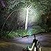 SecurityIng Waterproof 700 Lumens LED Bicycle Light 4 Modes Super Bright Bike Lamp Headlight + 8.4V Rechargeable Battery Pack + Charger for Camping, Cycling, Hiking, Riding