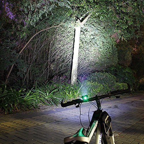 image for SecurityIng Waterproof 1200 Lumens LED Bicycle Light 4 Modes Super Bri