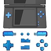 eXtremeRate Chameleon Purple Blue Replacement Full Set Buttons for Nintendo DS Lite Handheld Console, Custom D-pad A B X Y Start Select R L Power Volume Keys for Nintendo DS Lite NDSL -Console Without