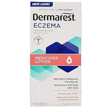 Dermarest Eczema Medicated Lotion, 4 fl. oz., Box