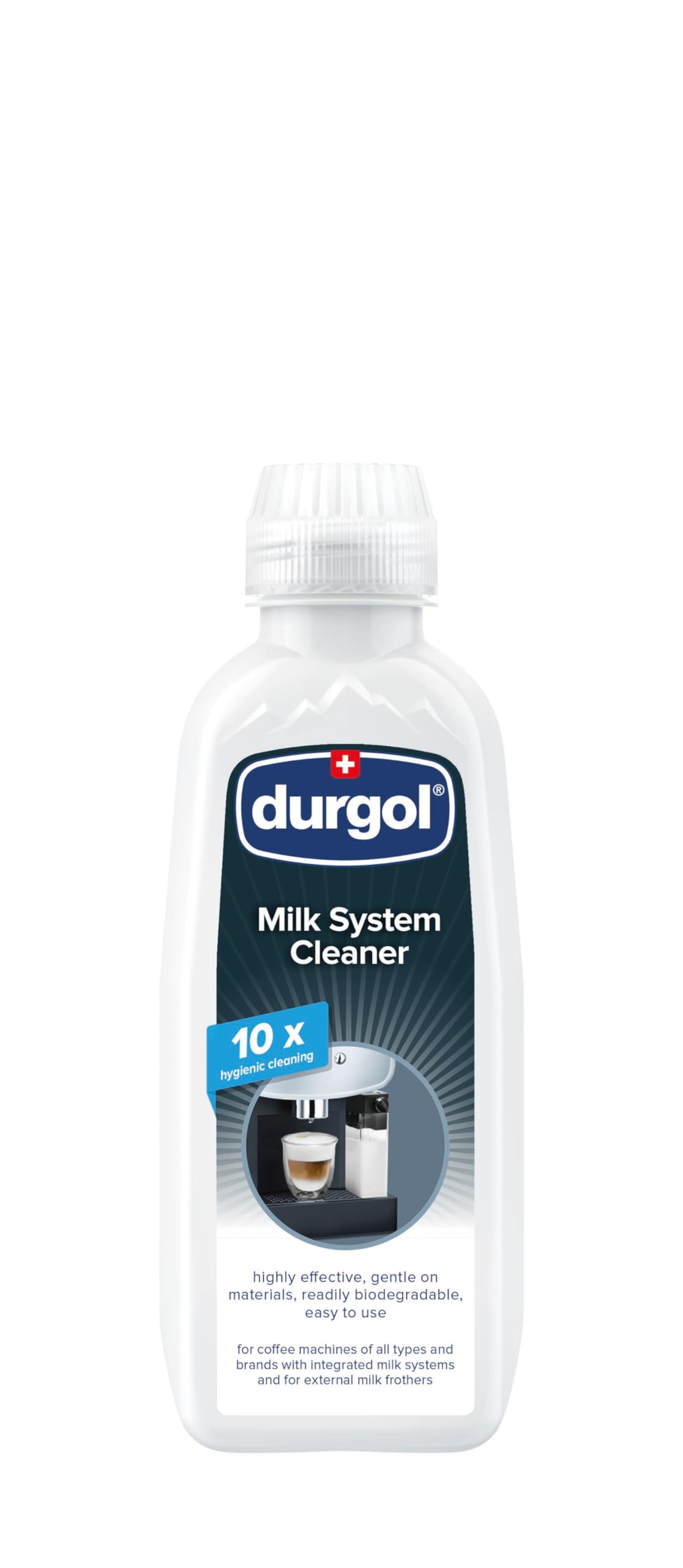 Durgol Milk System Cleaner Hygienic Cleaning for All Coffee Machines and External Milk Frothers, 500ml