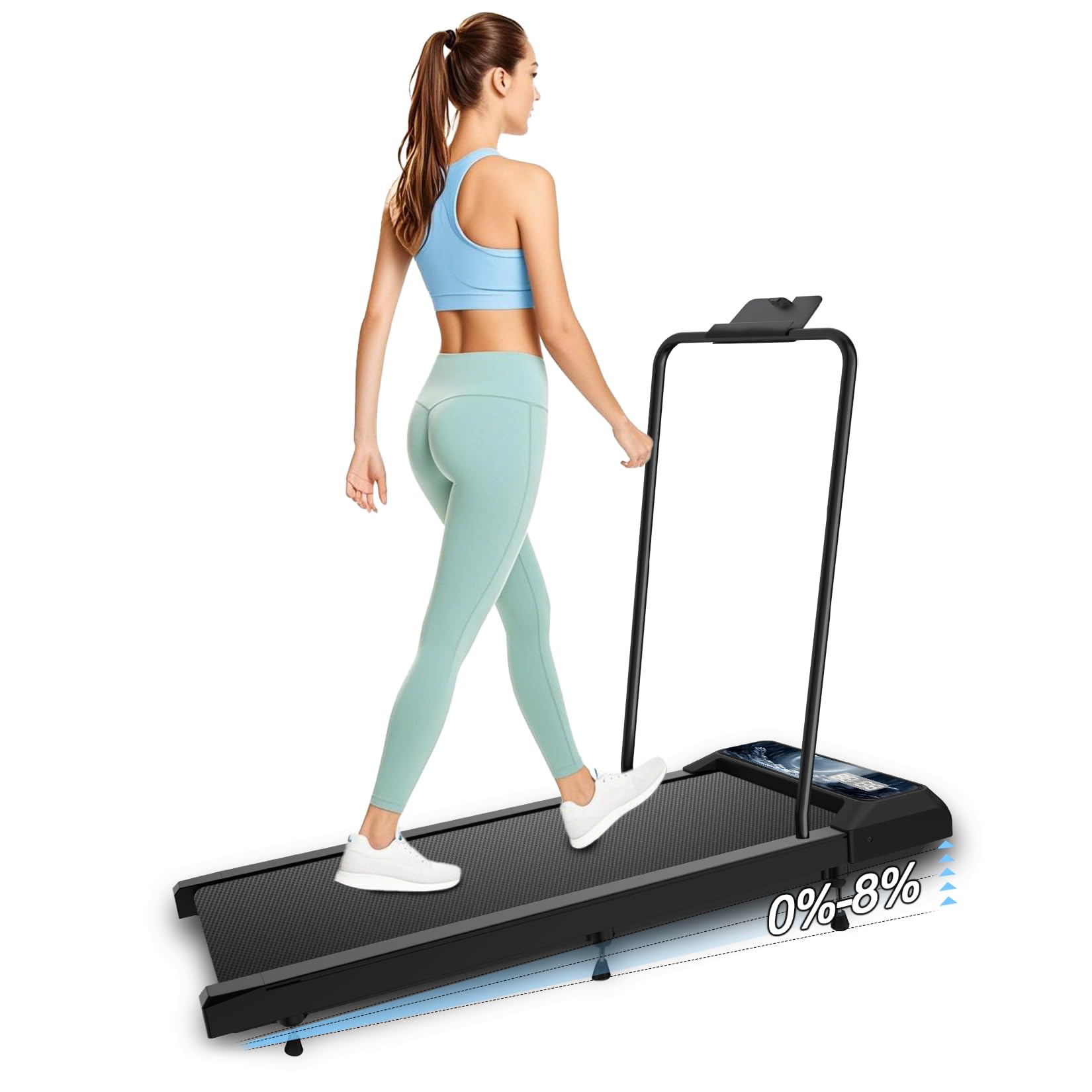 Photo 1 of ***PARTS ONLY*** Upreign Walking Pad Treadmill, Portable Small Treadmills for Home & Office, 2.5HP Low Noise Treadmill with Remote Control, Compact Design