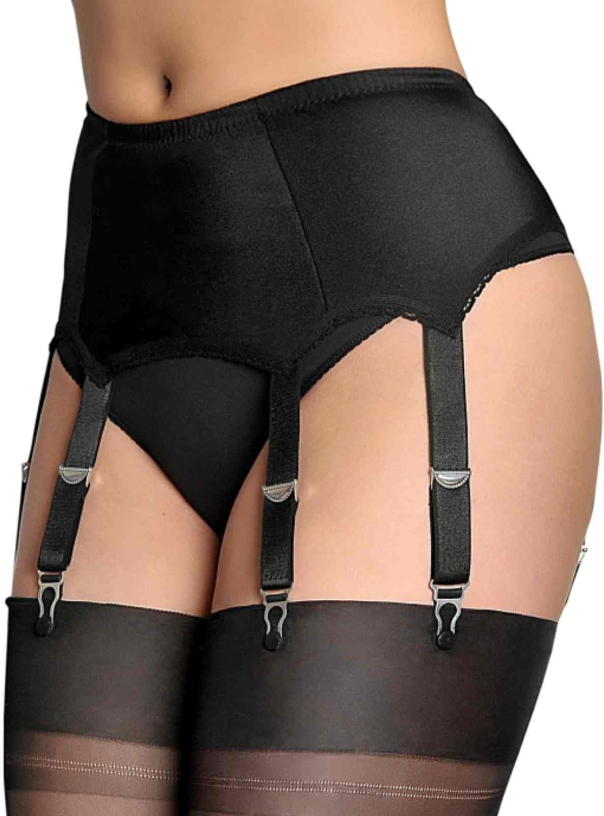 Lycra 6 Strap Garter Belt for Stockings (NL2) [USA]