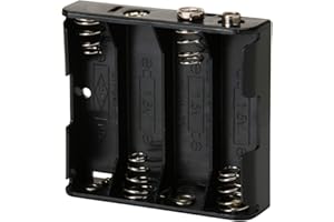 Philmore Battery Holder for (4) AA with Standard Snap Connector : BH341