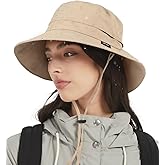 Creekstone Bucket Hat Waterproof Rain Hat for Women Men Sun Hats UPF50+ Packable Summer Hat Hiking Travel Floppy Sun Hat