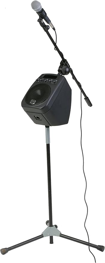mic stand monitor speakers