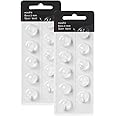 Hearing Aid Domes for Oticon Replacements, Oticon Minifit Open Vent Bass Domes (8 mm/2 Packs）, Universal Domes for Oticon Hearing Aid Supplies.