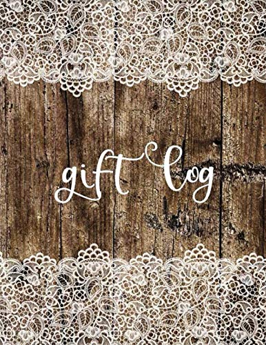 Gift Log: Vintage Luxury Lace, Notebook Record, Present Receipt Log Organizer, Anniversary, Birthday by David Blank Publishing