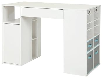 South Shore Crea Counter-Height Craft Table with Scratchproof