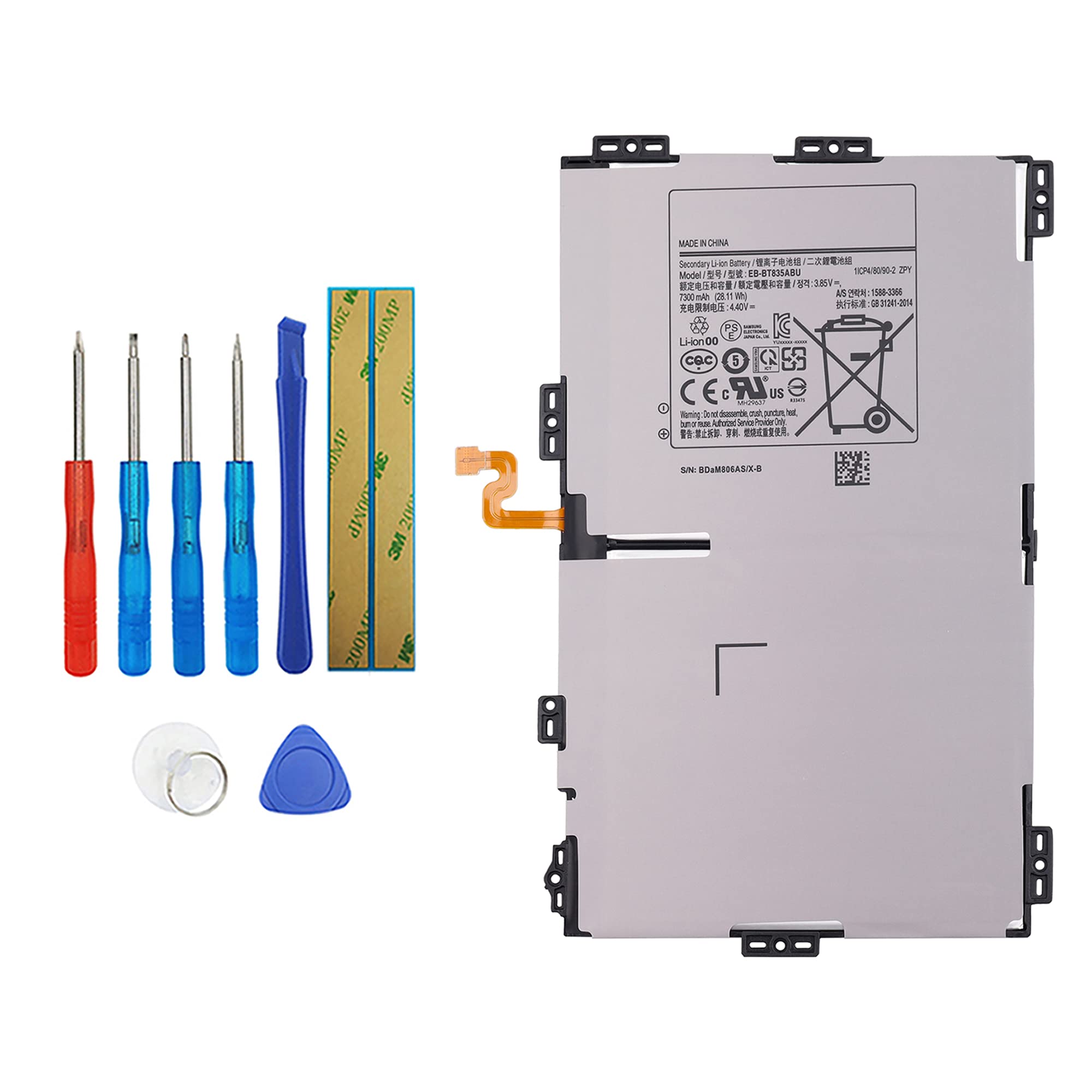 Vvsialeek EB-BT835ABU Replacement Battery
