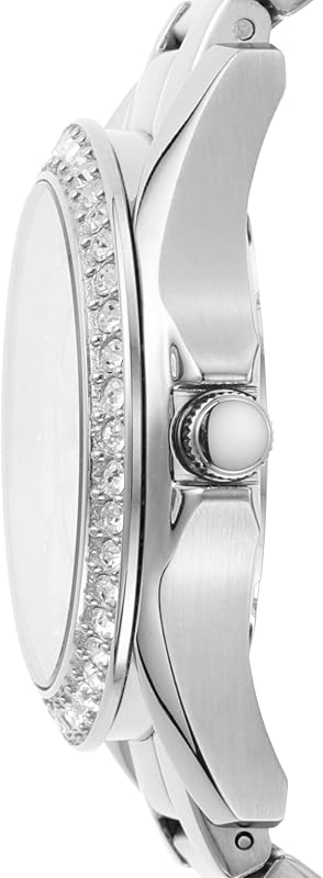 Orologio Riley da donna, movimento al quarzo multifunzione, cassa 38 mm in acciaio inossidabile con bracciale in acciaio inossidabile, ES3202