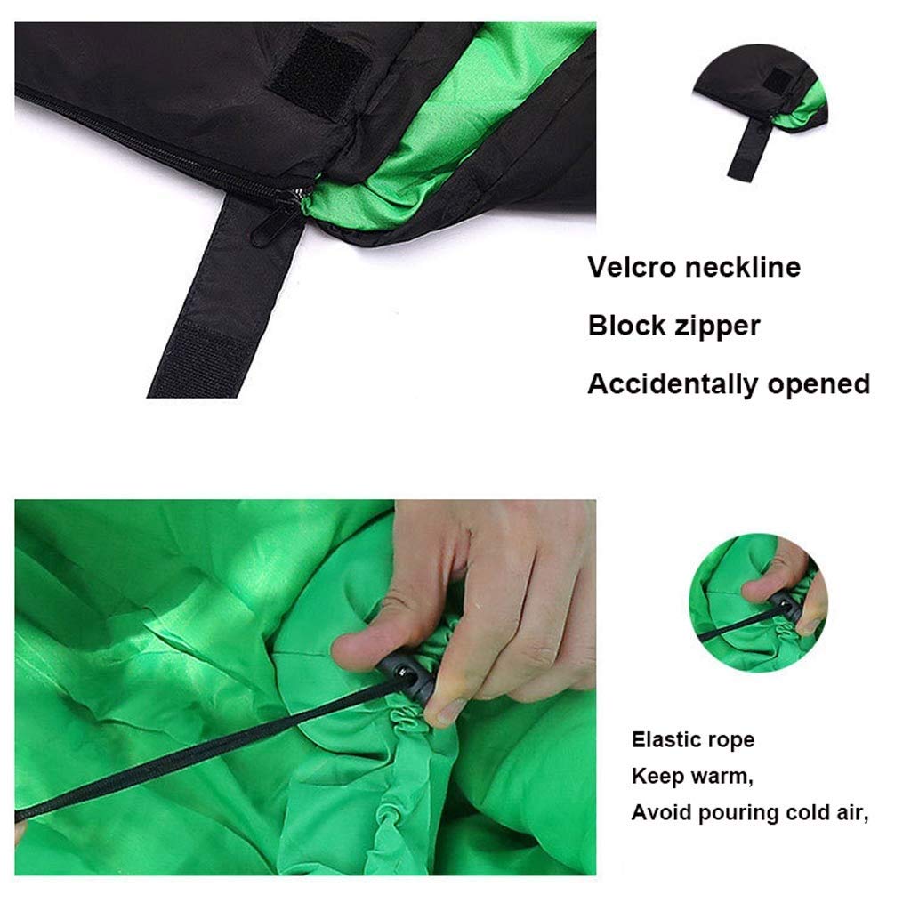 色 青 青 キャンプミイラ寝袋圧縮光暖かい3 4シーズン寝台用大人の旅行ハイキング屋内野外活動青赤黒 赤 B07qqyfk6p 寝袋シュラフ 送料無料 Eurlhosnakamel Dz